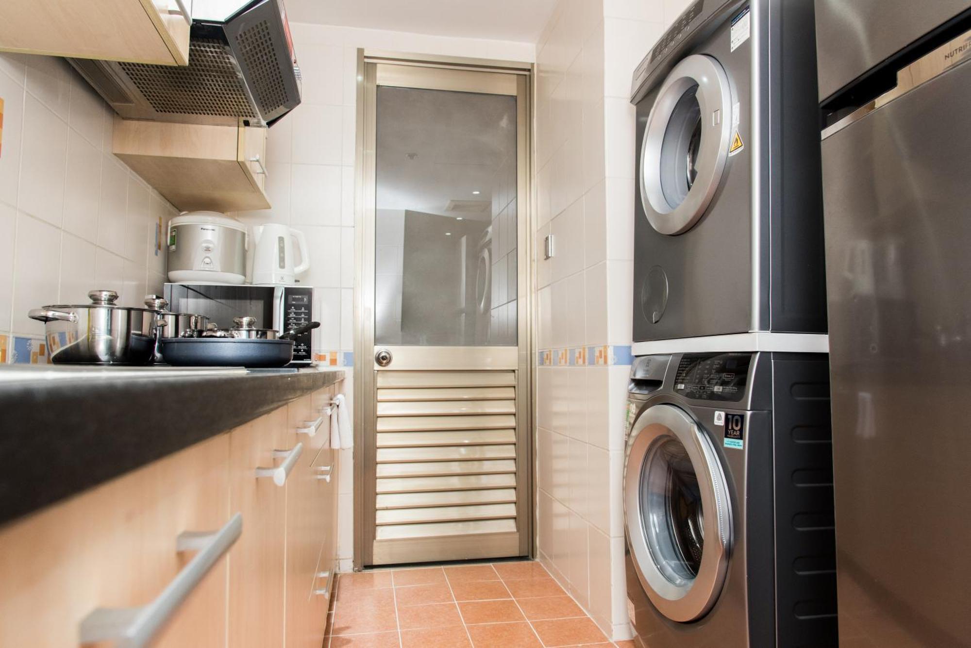 Sherwood Residence Ho Si Minh-város Kültér fotó A laundry room